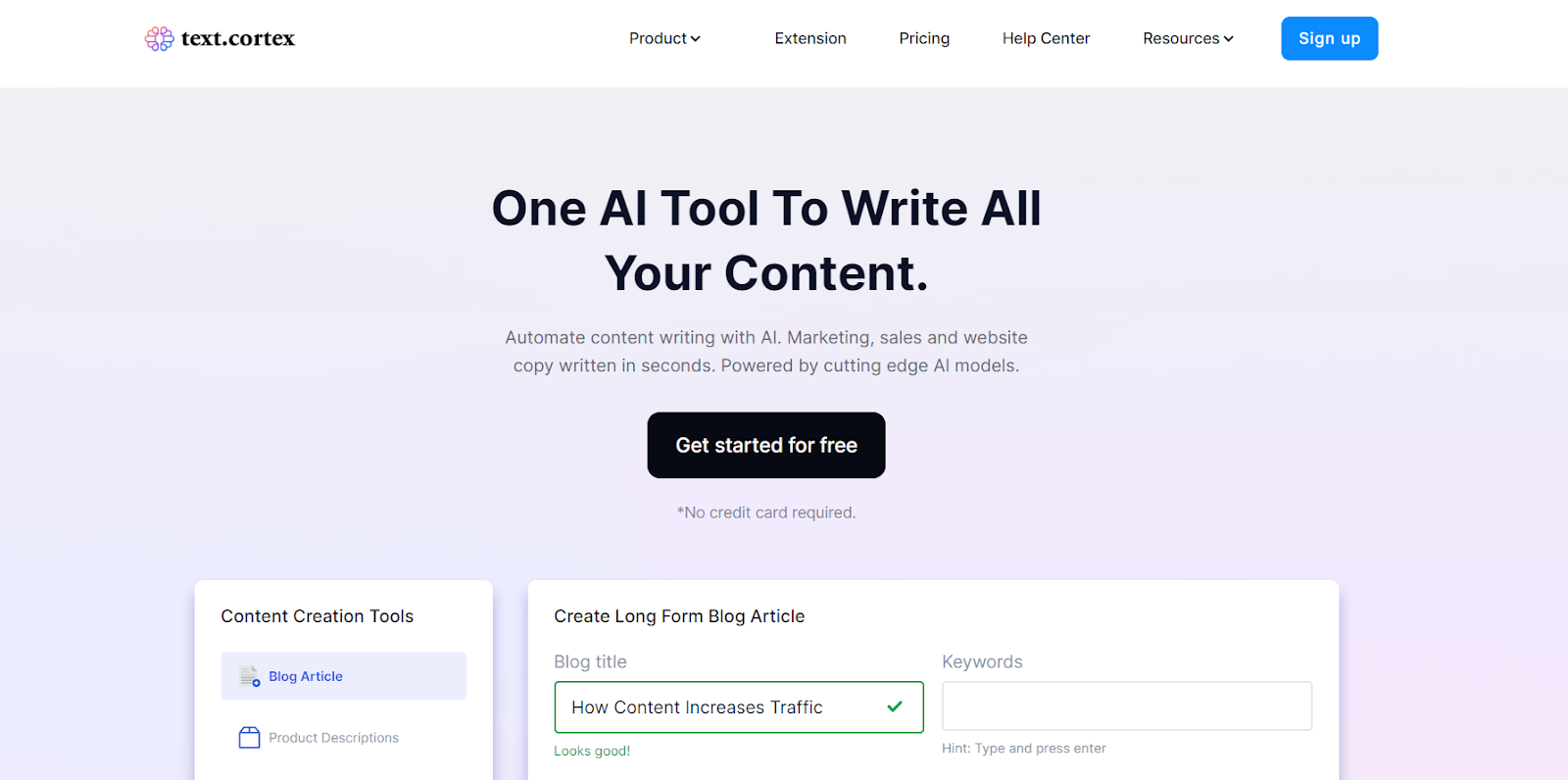 texto-córtex-free-seo-content-writing-tool