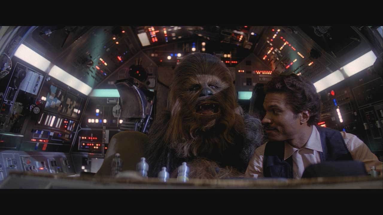 Lando y Chewbacca