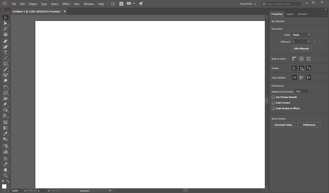 Adobe Illustrator 用户界面