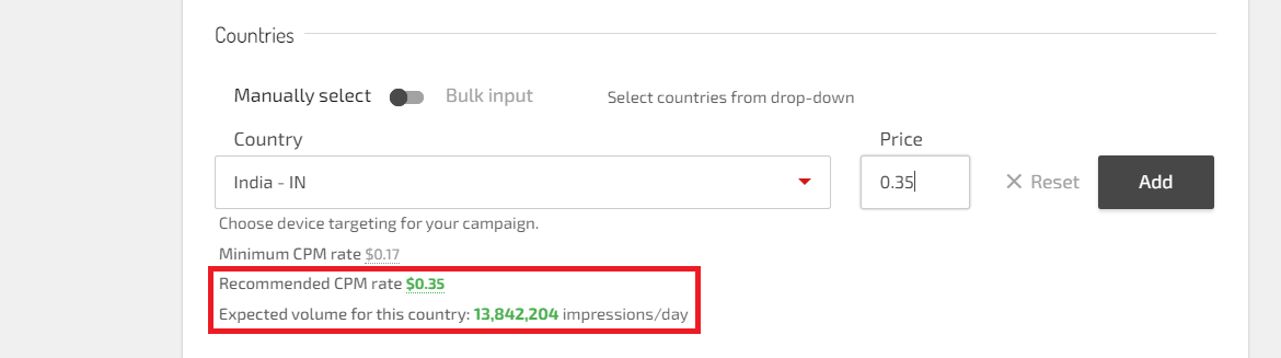 Verwenden Sie Traffic Estimator, um das wettbewerbsfähigste Gebot auszuwählen