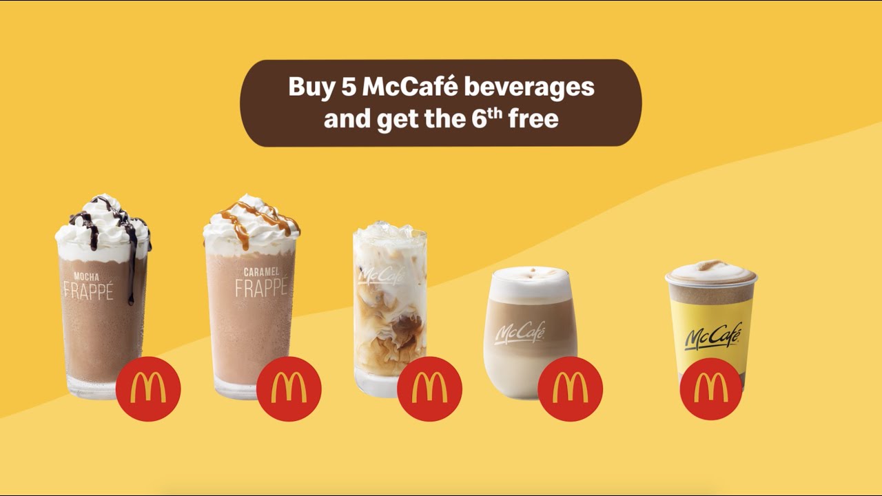 Contoh kartu punch loyalitas digital dari McDonald's