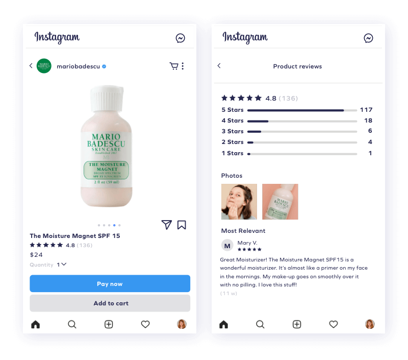 Mario Badescu review syndication pe instagram