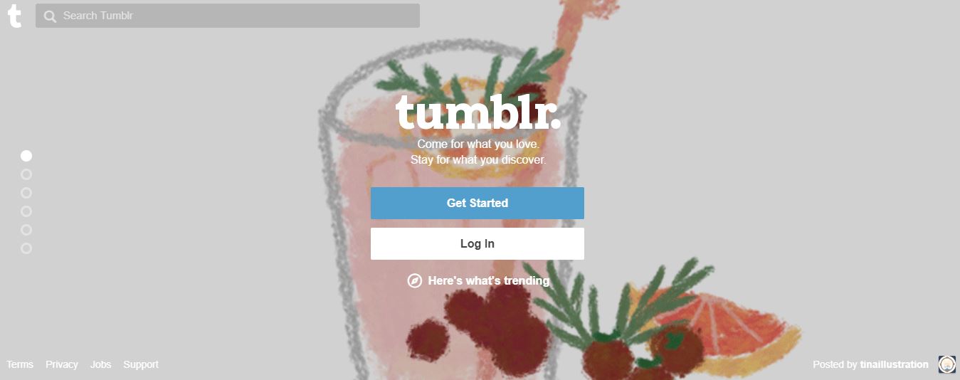 Redes Sociais Tumblr