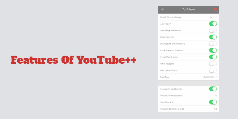 YouTube++'ın En Popüler Özellikleri Nelerdir?
