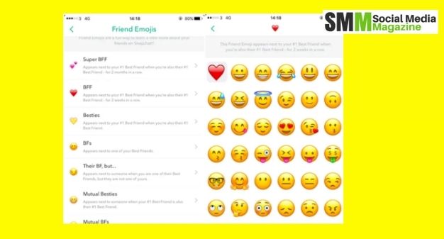 Andere Snapchat-Freund-Emojis