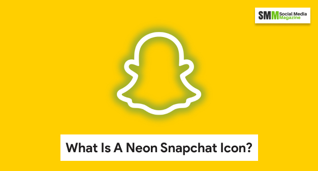 ¿Qué es un icono de Snapchat de neón?