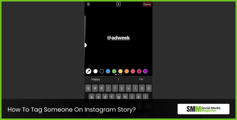 Instagram 스토리에서 누군가를 태그하는 방법
