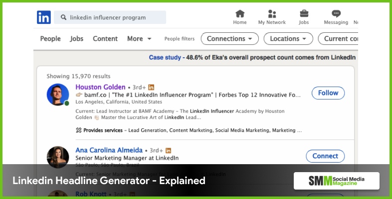 Linkedin Headline Generator - Spiegazione