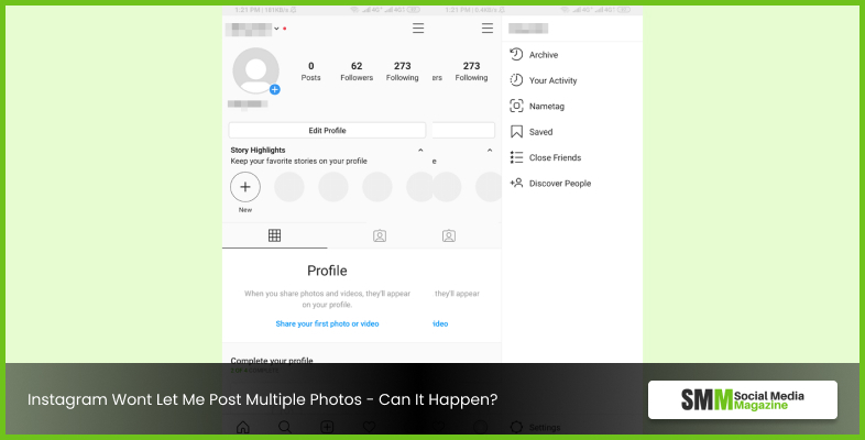 Instagram не позволяет мне публиковать несколько фотографий — может ли это случиться