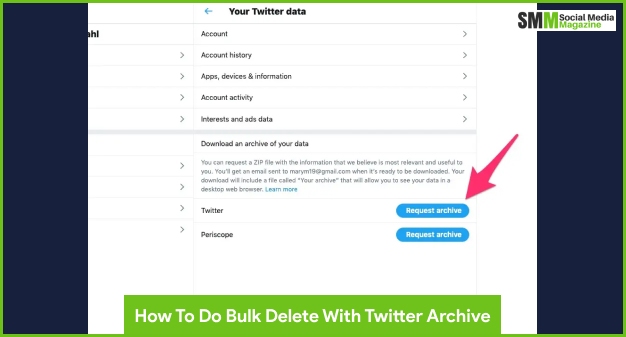 Twitterアーカイブで一括削除する方法