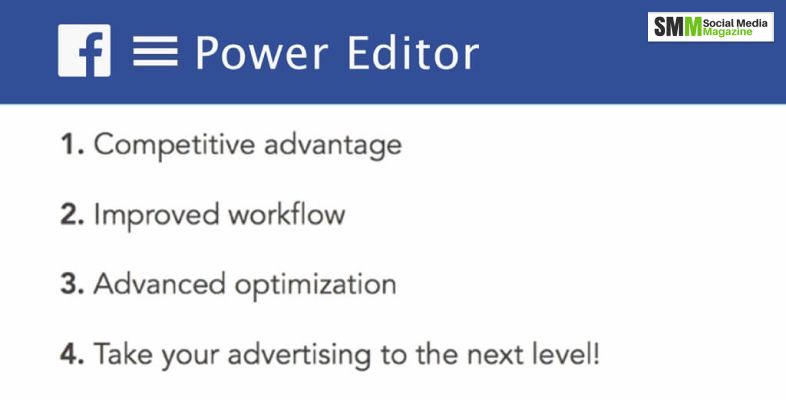 Benefícios de usar o Facebook Power Editor