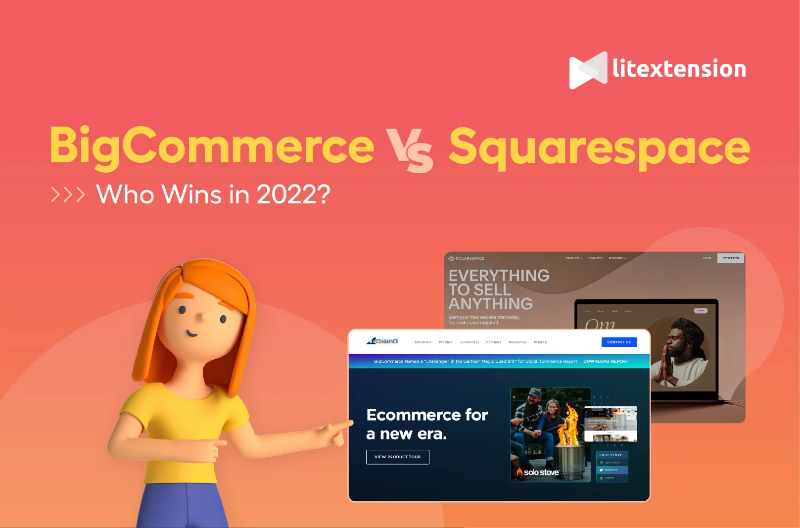 BigCommerce ve Squarespace