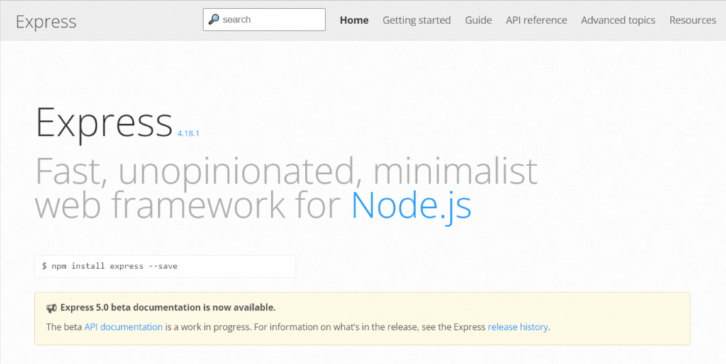 Express - Cadre d'application Web Node.js