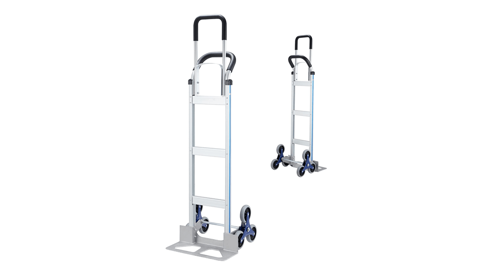 Haddockway 2 in 1 Aluminium Hand Truck Heavy Duty Stair Climber Dolly