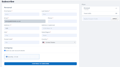 subskrybuj niestandardowy hosting domeny e-mail