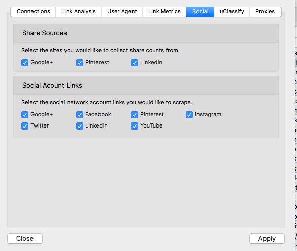 url profiler มีเครื่องมือ seo ที่ทรงพลัง รวมถึงรายละเอียดการแบ่งปันทางสังคม