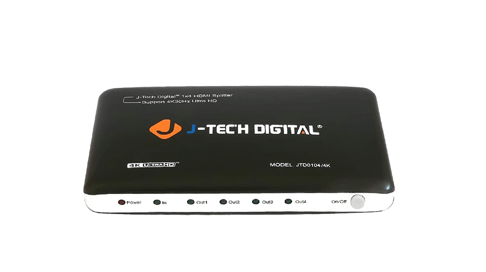 J-Tech Digital JTD0104，4K 最先進的 4 端口