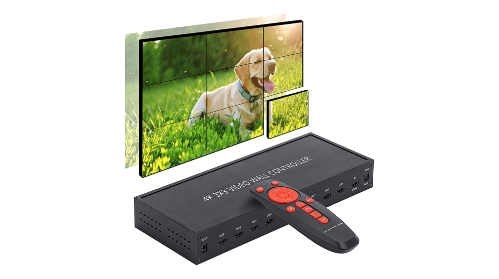 Spolehli Videowand-Controller 3X3 HDMI-Videowand-Prozessor