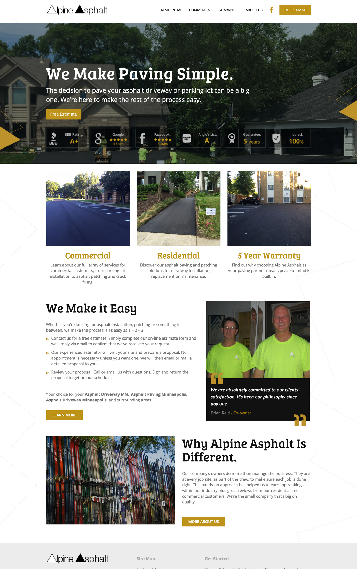 Asphalt Company Webdesign