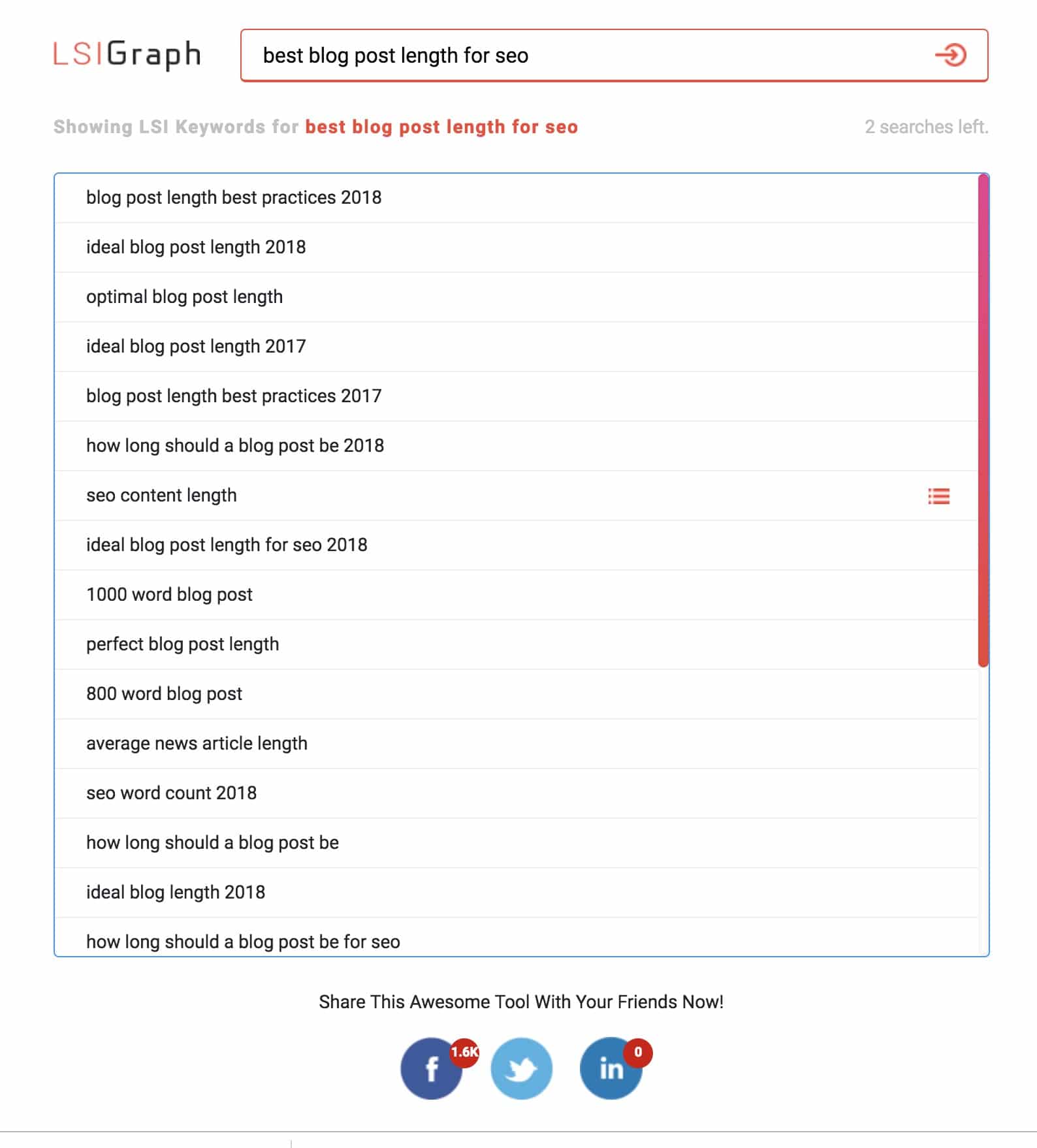 LSI キーワードを使用してブログ記事の長さを伸ばす - 2019 年のベストブログ記事の長さ