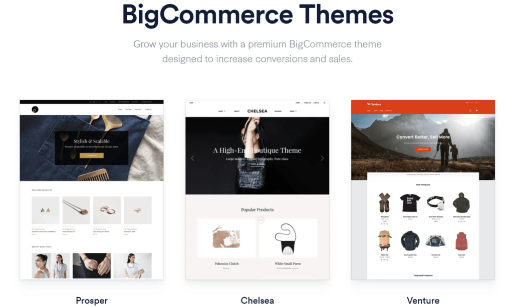 exemplos de sites bigcommerce