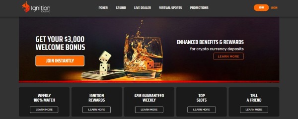 Ignition Casino - أفضل الكازينوهات على الإنترنت