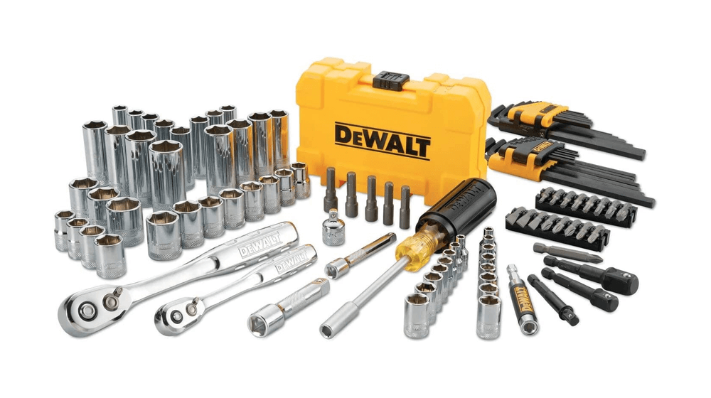 ชุดเครื่องมือและซ็อกเก็ต DEWALT Mechanics