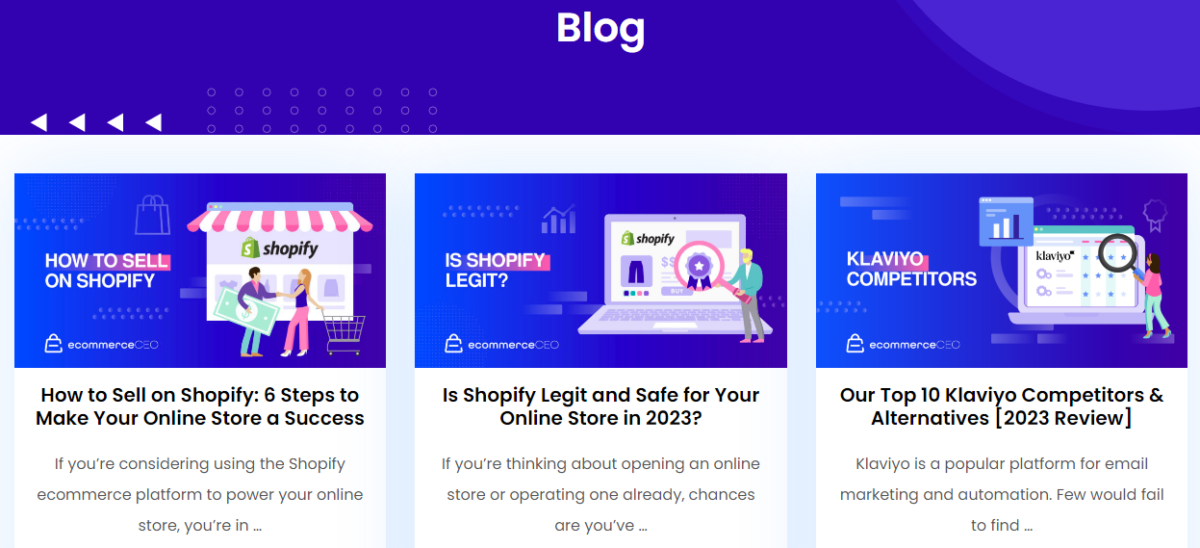 Ecommerce CEO Blog