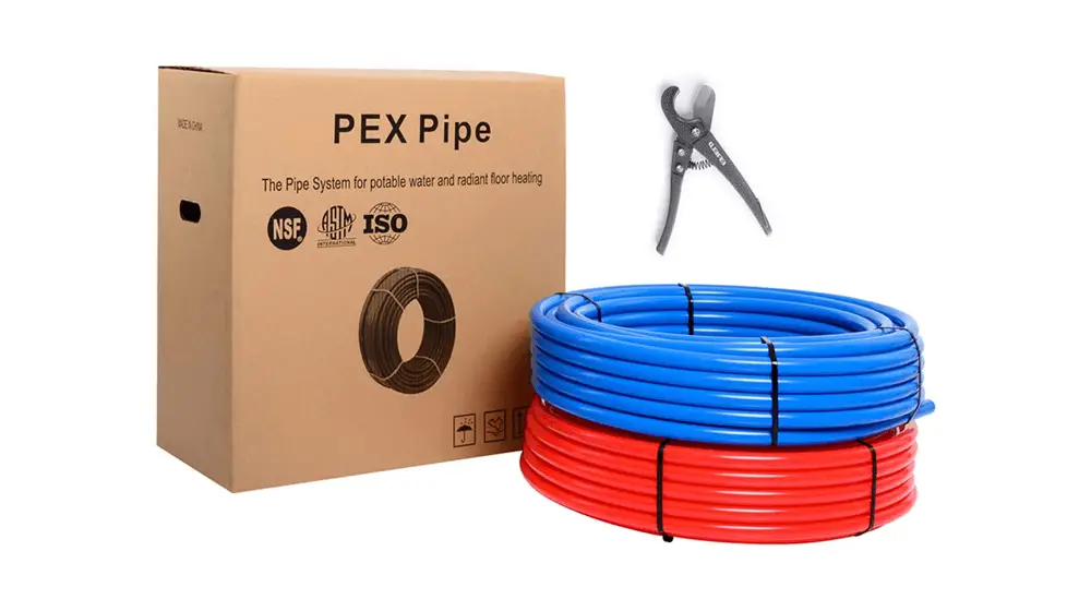 EFIELD Pex-b Pipe, Tubing (certificado NSF) azul e vermelho