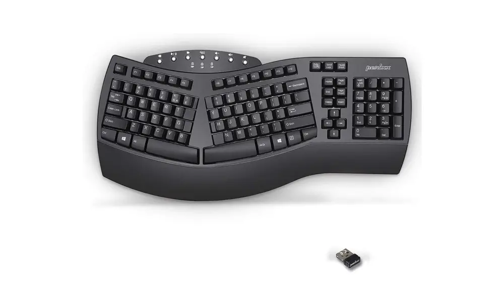 Perixx Periboard-612 Wireless Ergonomic Split Keyboard พร้อมคุณสมบัติ Dual Mode 2.4G และ Bluetooth