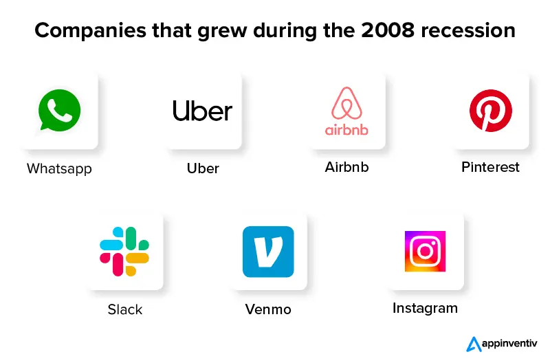 Companies that grew during the 2008 recession