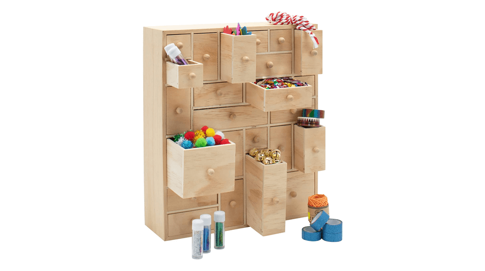 HYGGEHAUS Art Organizer & Storage - 24 cassetti organizzazione artigianale