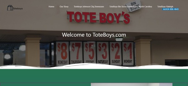 ToteBoys Bin Store - Liquidation Paletten Virginia