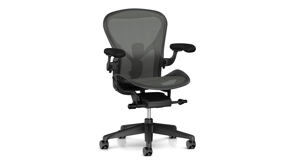 Herman Miller Aeron Ergonomic Chair - サイズ A、グラファイト