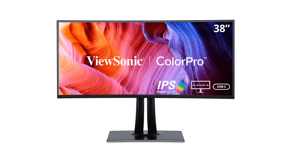 ViewSonic VP3881 Monitor ultraancho curvo Premium IPS WQHD+ de 38 pulgadas