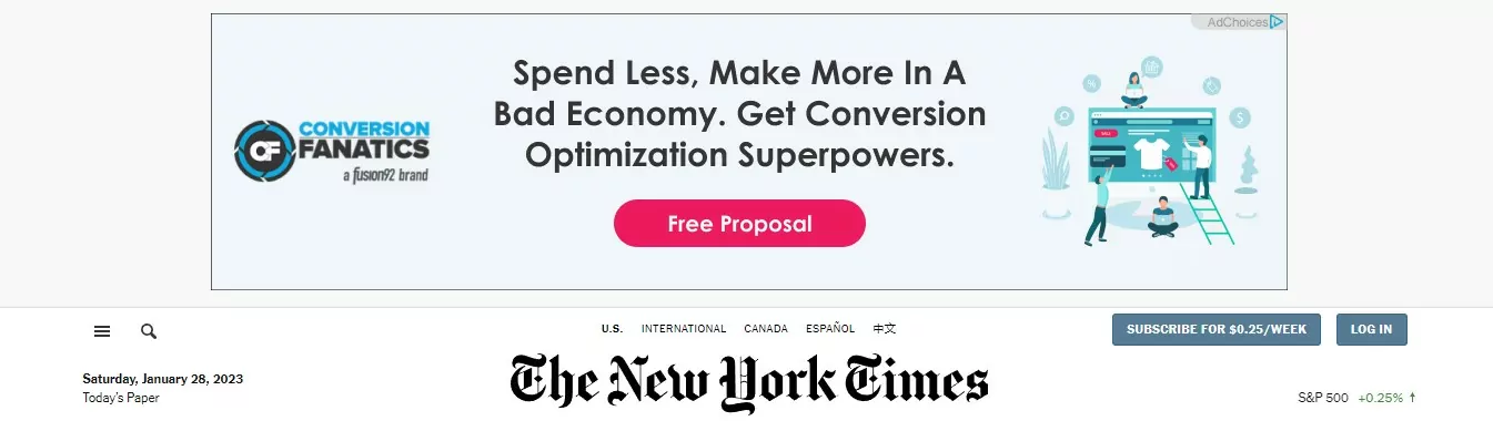 ad-monetizzazione-esempio-di-un-banner-ad-the-new-york-time