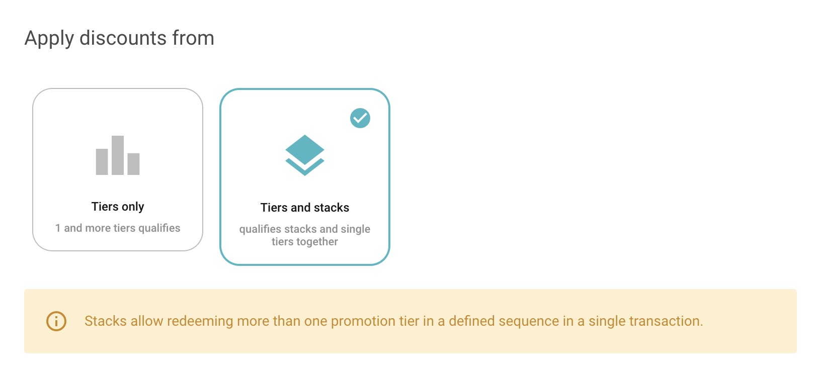 Cart Promotion Builder – Stacking Discount Tiers