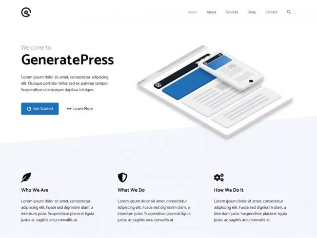 Tema WordPress GeneratePress