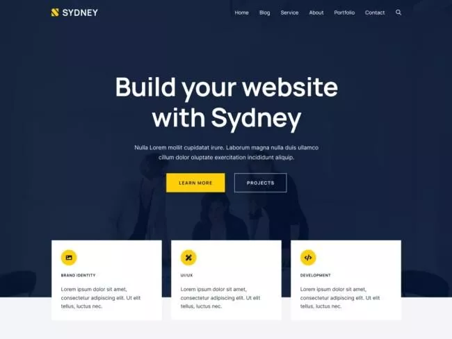 Tema Sidney WordPress