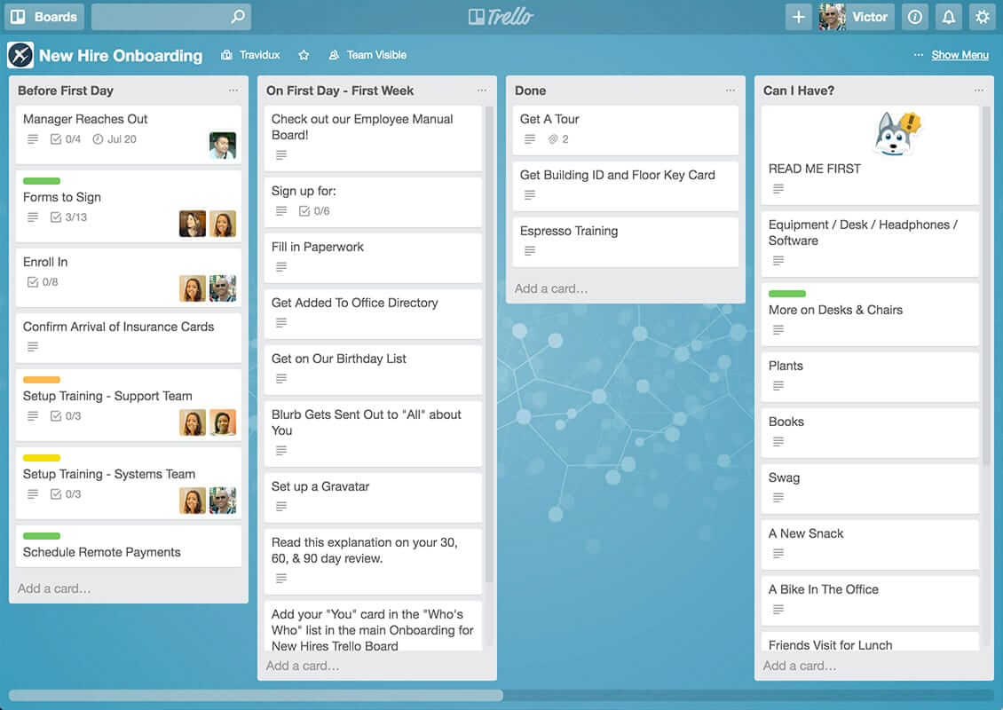 หน้า Trello