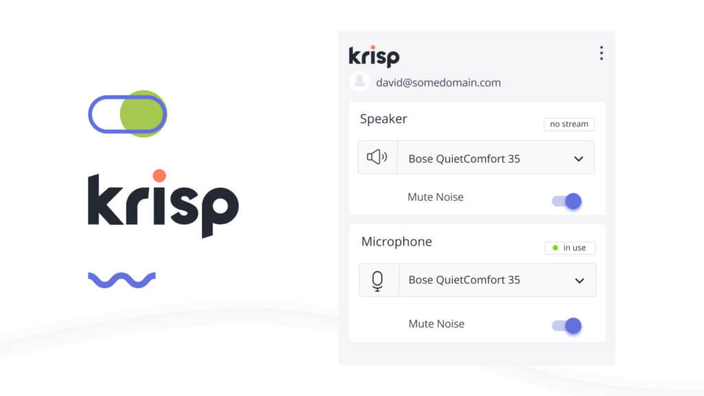 aplicación de cancelación de ruido krisp