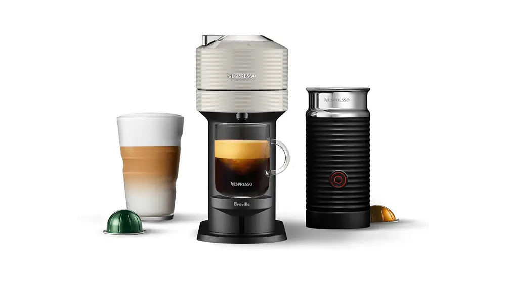 Кофемашина Nespresso Vertuo Next от Breville с вспенивателем молока