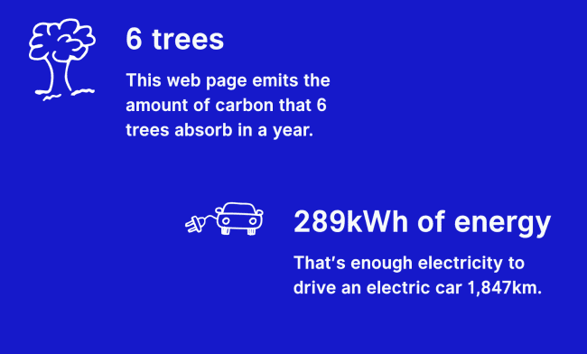 ウェブサイト Carbon Calculator 比較セクション