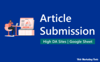 200+ Free Article Submission Websites in 2023 [High DA & Dofollow]