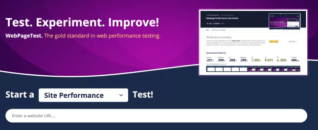 WebPageTest サイトのパフォーマンスを分析する