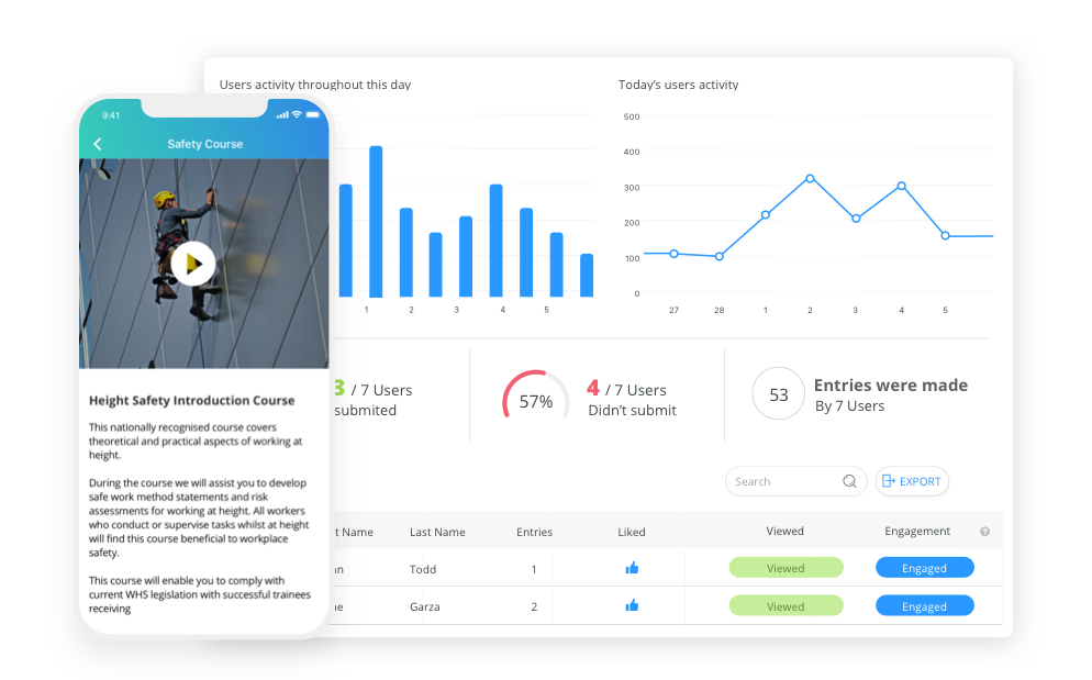 Implementing Company Policy Connecteam User Interface