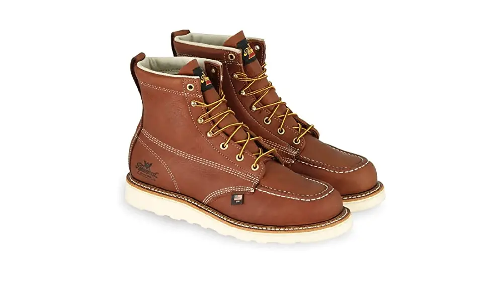 Thorogood American Heritage 6 インチ モックトゥ ワークブーツ メンズ