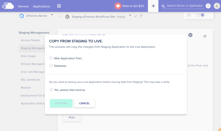 How to Create And Setup a Staging Site On Cloudways