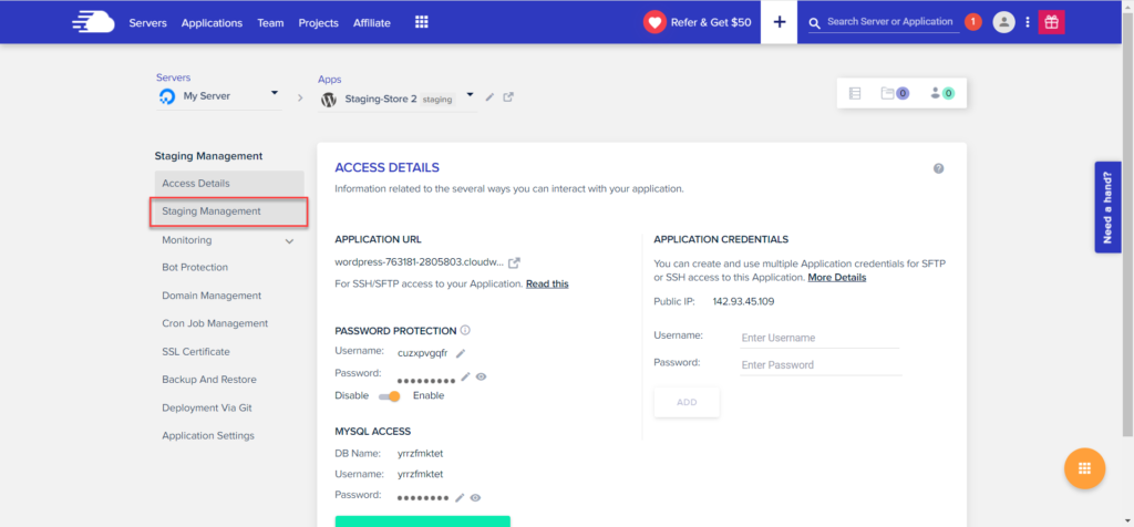 How to Create And Setup a Staging Site On Cloudways