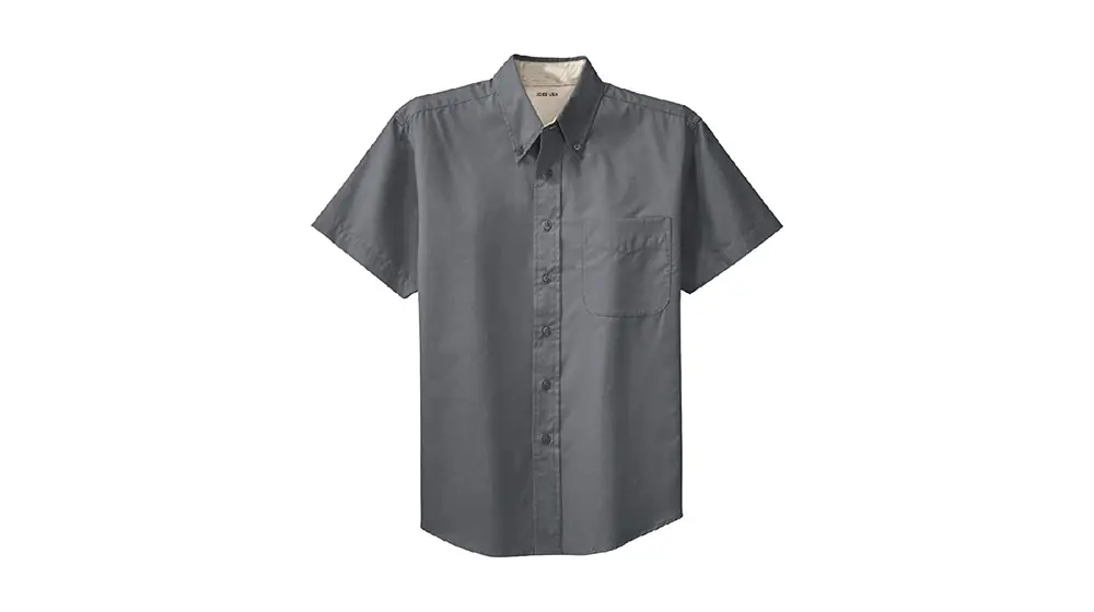Odporne na zagniecenia, łatwe w pielęgnacji męskie koszule Joe's USA z krótkimi rękawami w 32 kolorach